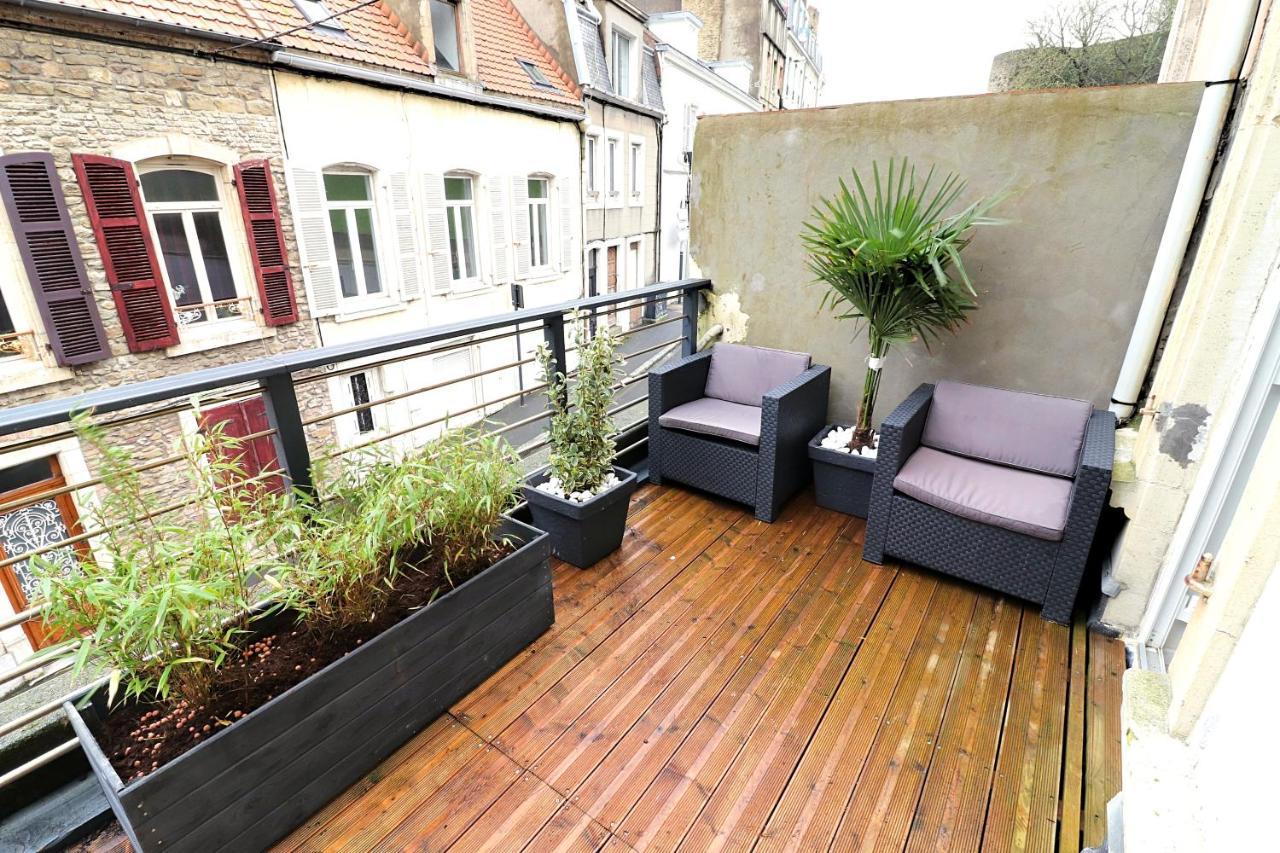Grand Studio Terrasse Centre Historique Restaurant Nausicaa Boulogne-sur-Mer Dış mekan fotoğraf